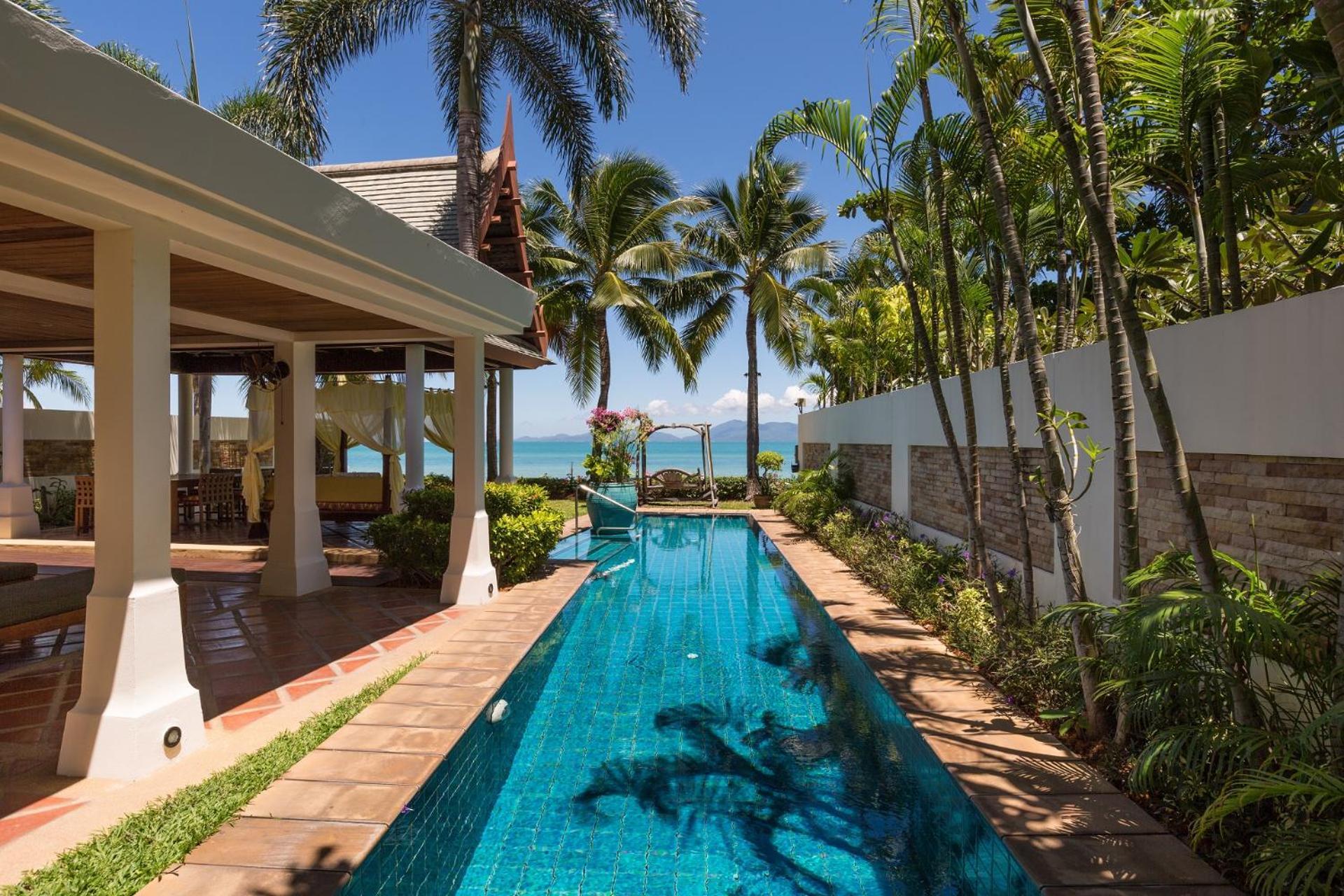 Miskawaan Beachfront Villas メナムビーチ エクステリア 写真
