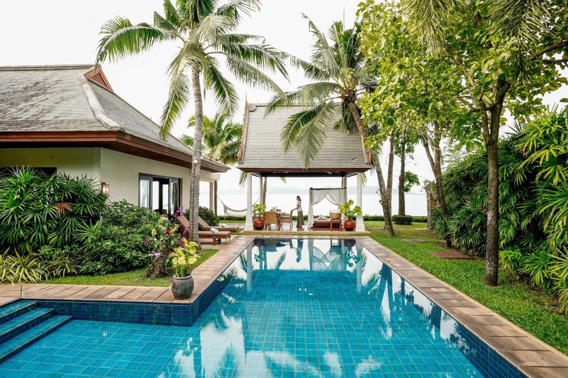 Miskawaan Beachfront Villas メナムビーチ エクステリア 写真