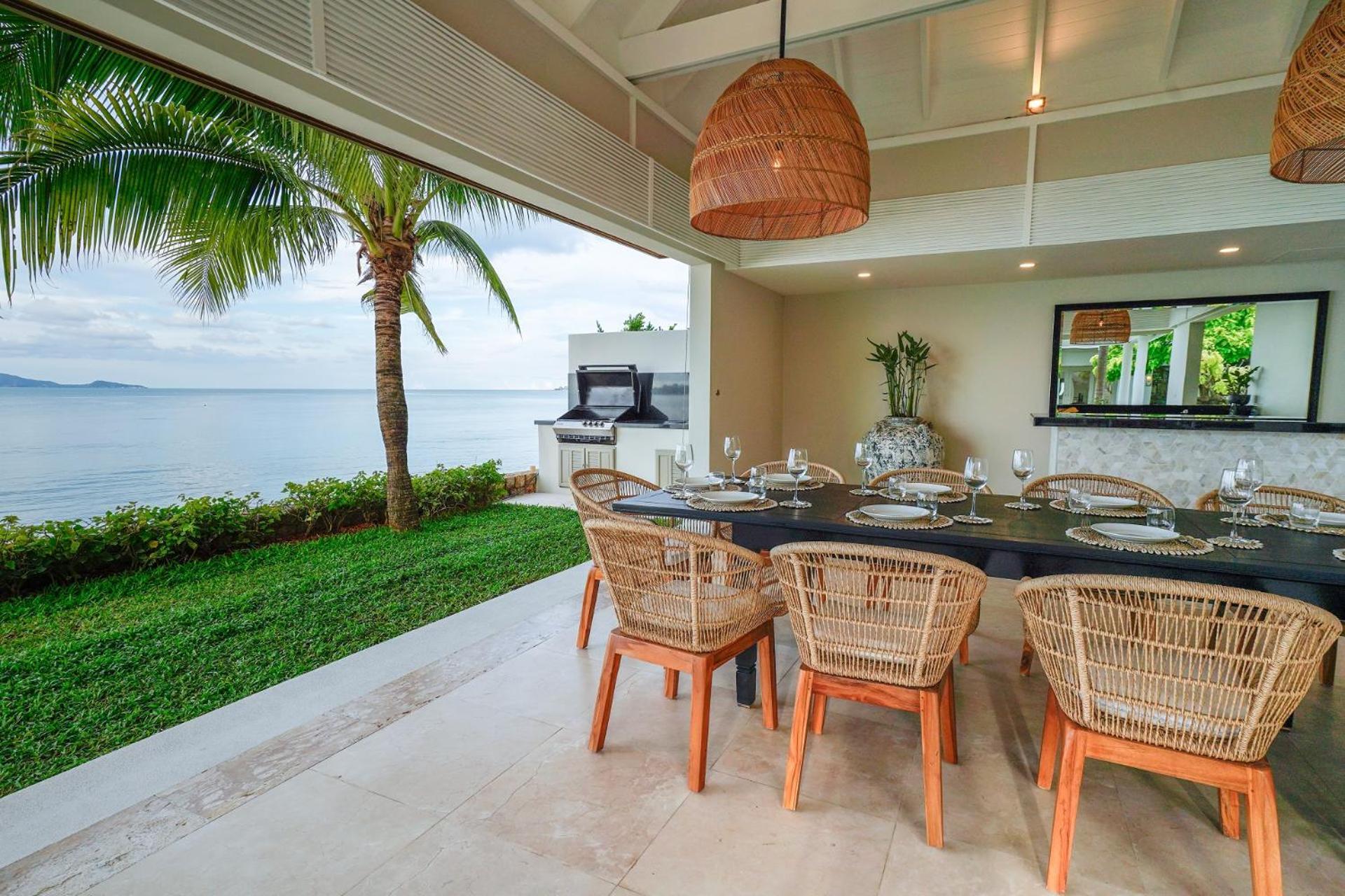 Miskawaan Beachfront Villas メナムビーチ エクステリア 写真