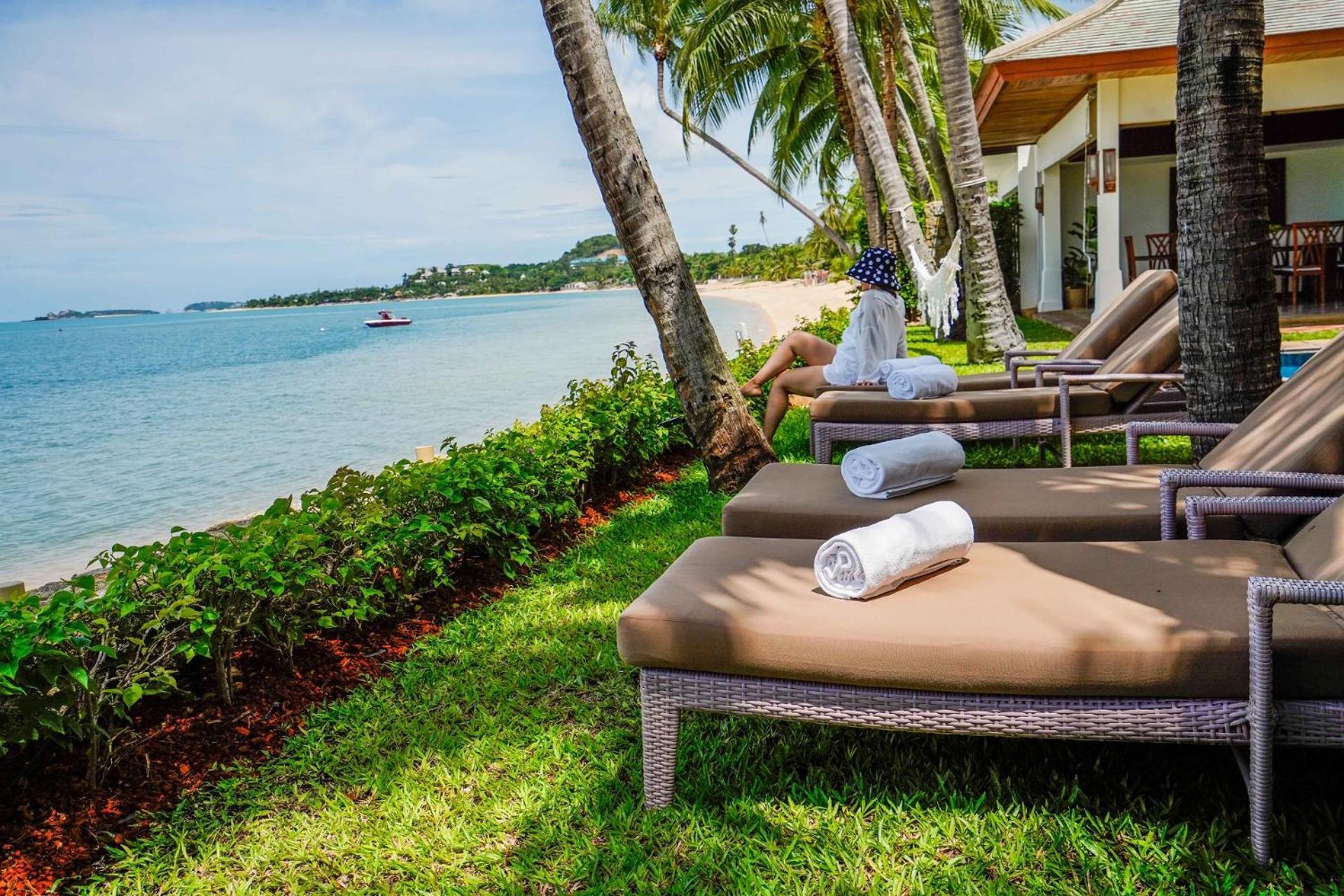 Miskawaan Beachfront Villas メナムビーチ エクステリア 写真