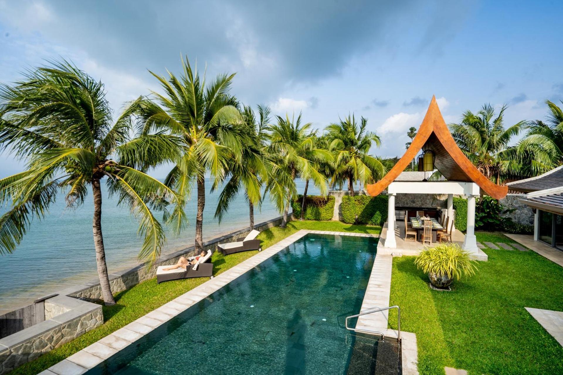 Miskawaan Beachfront Villas メナムビーチ エクステリア 写真